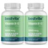 BESTVITE Vitamina B12 Metilcobalamina 2000mcg botella principal