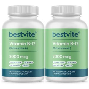 Version 1.0.0 BESTVITE Vitamina B12 Metilcobalamina 2000mcg botella principal