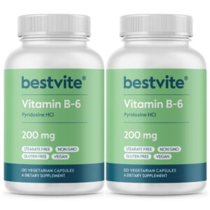Bestvite vitamina B6 frasco 240 cápsulas vegetarianas