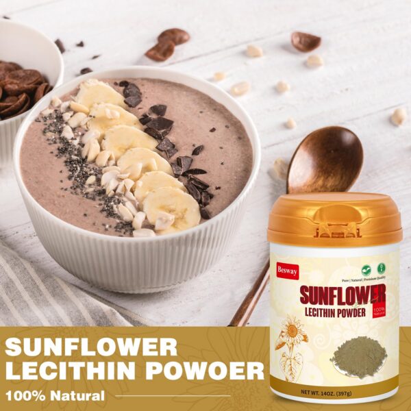 Leche y lecithina Besway en polvo