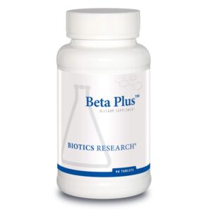 Beta-Plus suplemento ventas biliares y enzimas digestivas botella