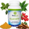 Frasco BETACELL Glucofix suplemento berberina y canela 120 cápsulas