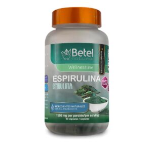 Betel Natural cápsulas espirulina premium 90 unidades