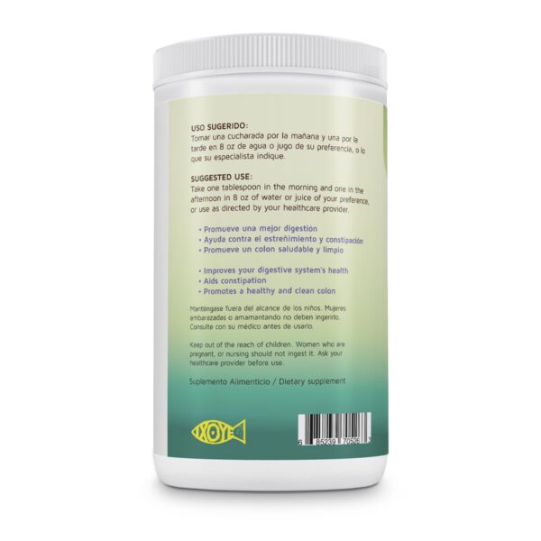 Betel Natural fibra psyllium con aloe vera y probióticos para colon