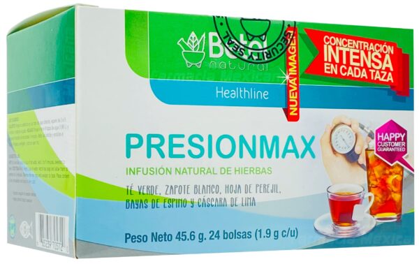 Version 1.0.0 Betel Natural Té Presionmax 24 bolsitas para presión saludable