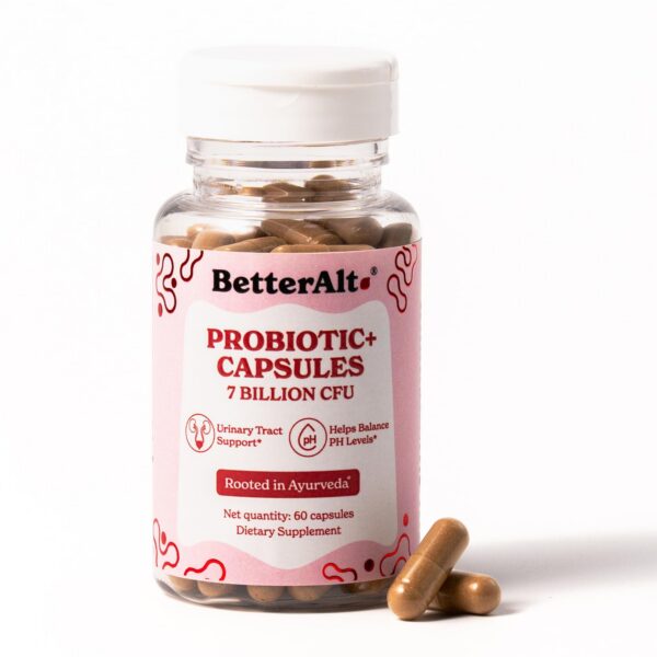 Version 1.0.0 Better Alt PROBIOTIC+ cápsulas suplemento para salud femenina