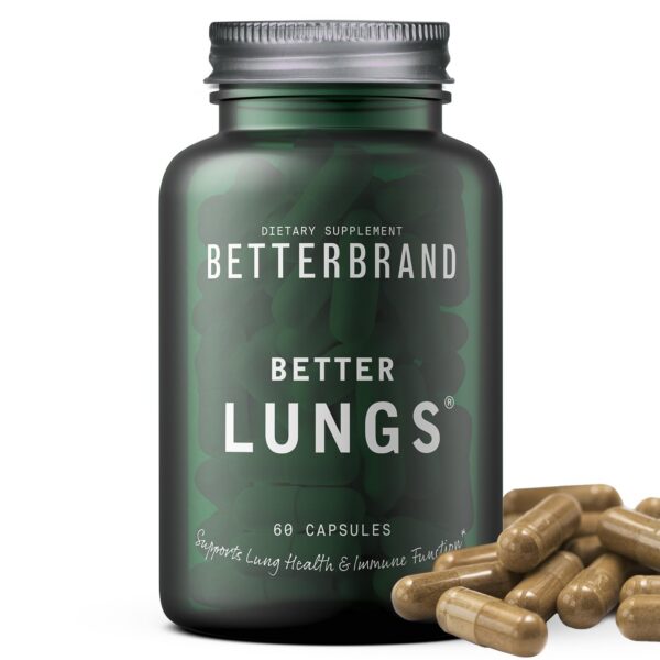 BetterLungs Betterbrand suplemento para salud respiratoria 60 cápsulas