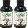 Botella de BetterStevia Coconut endulzante líquido sin calorías con sabor a coco