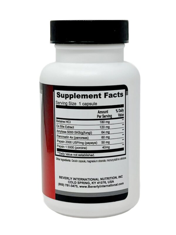 Envase y etiqueta detallada MEC