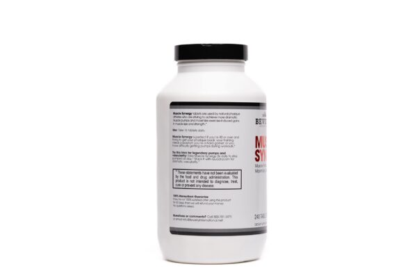 Etiqueta detallada de Muscle Synergy Beverly