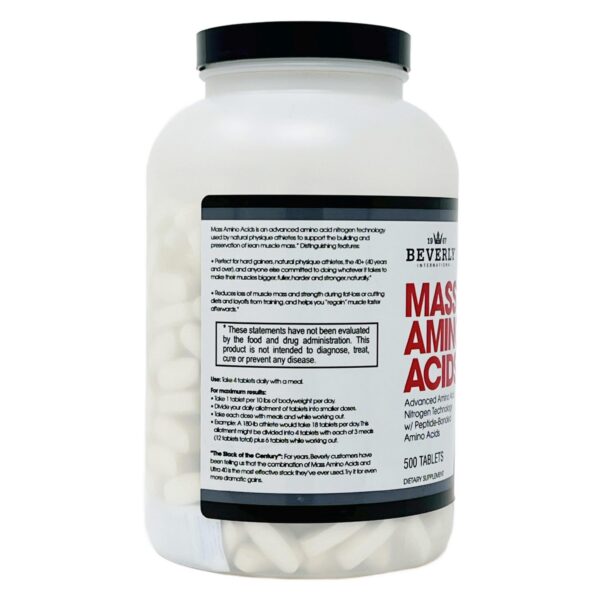 Version 1.0.0 Envase de Mass Amino Acids con tabletas