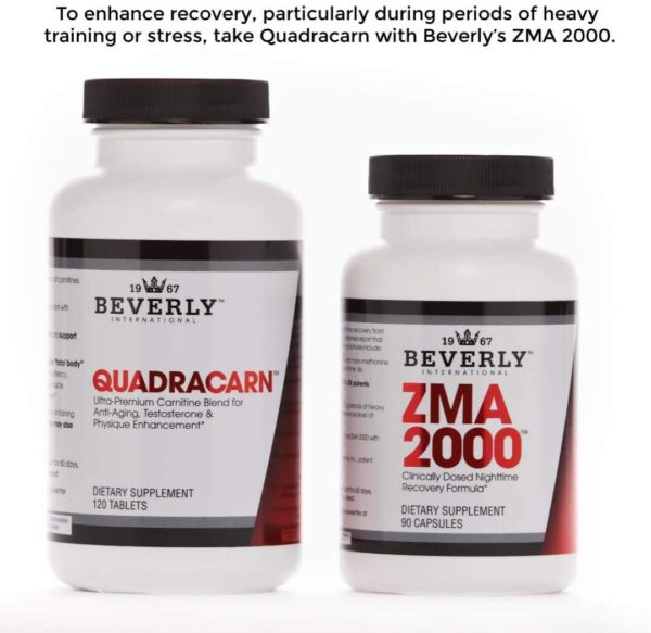 Beverly Quadracarn frasco abierto con tabletas