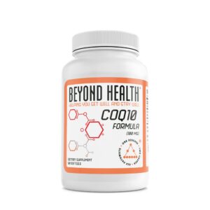 Beyond Health CoQ10 fórmula 100 mg cápsulas blandas frasco frente