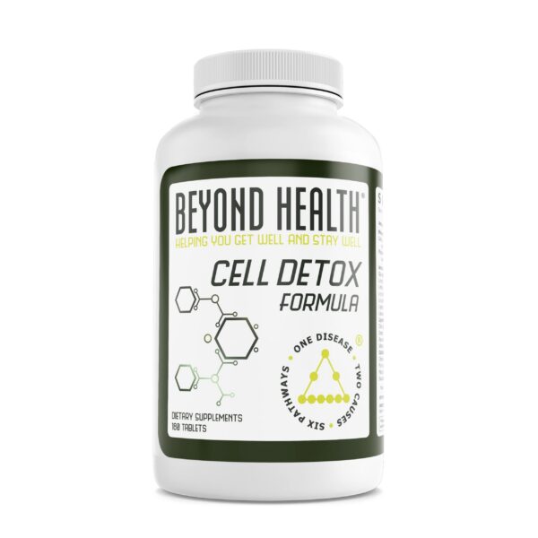 Beyond Health fórmula detox celular 180 tabletas para limpieza
