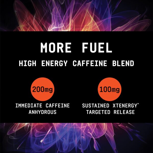 BEYOND RAW Burn MF gomitas etiqueta trasera