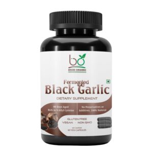 bhumi organic cápsulas ajo negro fermentado 60 veg cápsulas