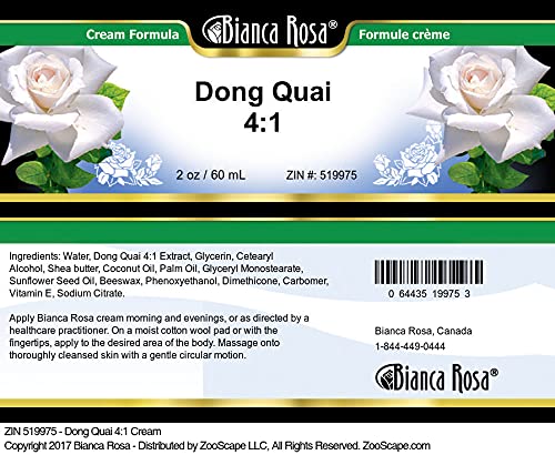 Version 1.0.0 Bianca Rosa Dong Quai crema natural para masaje