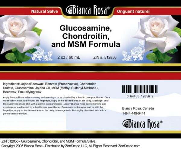 Frasco y etiqueta Bianca Rosa