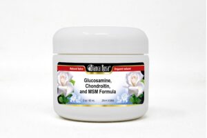 Unguento Bianca Rosa glucosamina condroitina MSM 2 oz frasco