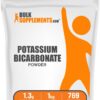 Polvo de bicarbonato de potasio en envase BulkSupplements