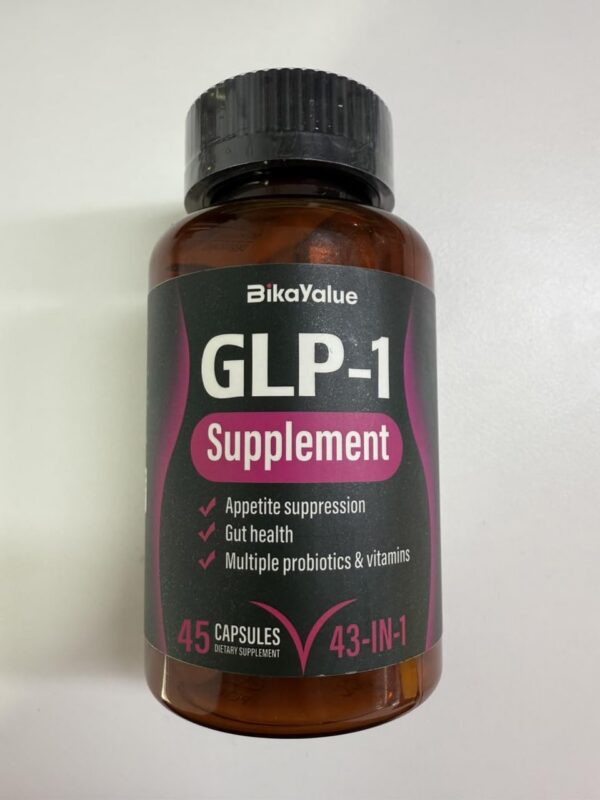 Version 1.0.0 BIKAYALUE suplemento GLP-1 caja frontal 45 cápsulas