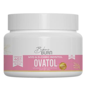 Version 1.0.0 Bikini Burn Ovatol frente etiqueta