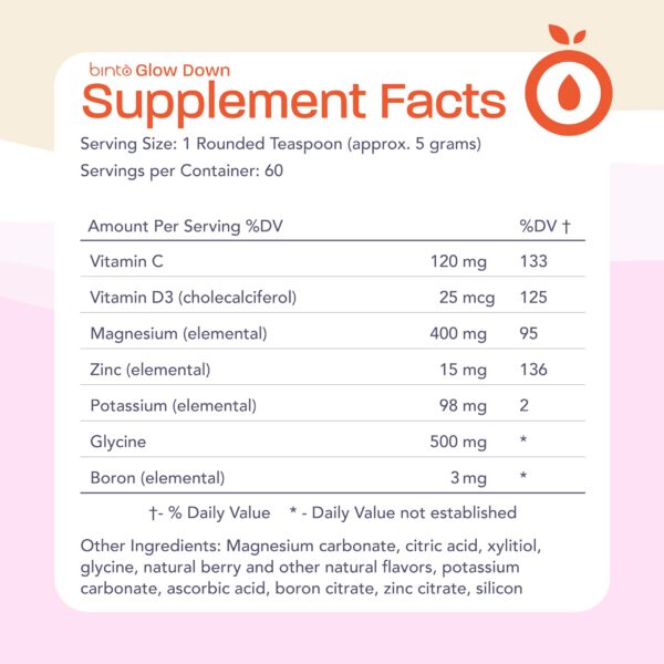 Etiqueta de la mezcla magnesio Berry Vanilla