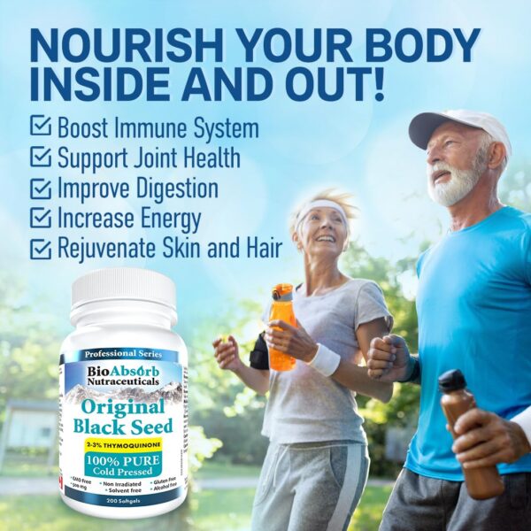 Cápsulas Bio Absorb Black Seed Oil en blister