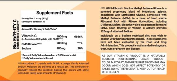 Bio Active-C bote y etiqueta