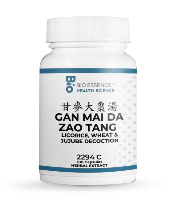 Bio Essence Gan Mai Da Zao Tang suplemento herbal 100 cápsulas