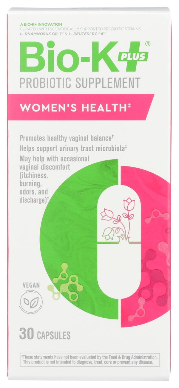 Bio-K Plus probiótico salud mujer 30 cápsulas vegano sin gluten