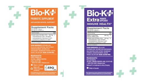 Bio K+ Probiotic con Wellmune 25B CFU 60 cápsulas veganas