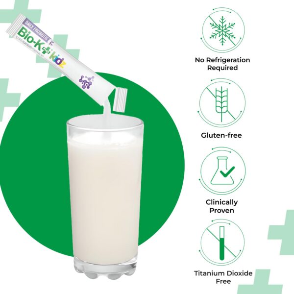 Bio-K+ probiótico para niños cepa LC40 y vitamina D3
