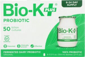 Bio-K+ probióticos bebibles 50 mil millones botella sabor original