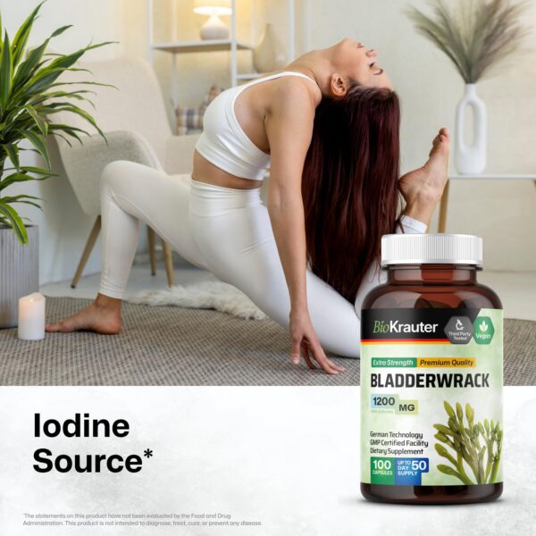 Cápsulas naturales bladderwrack y goldenseal para salud inmunológica