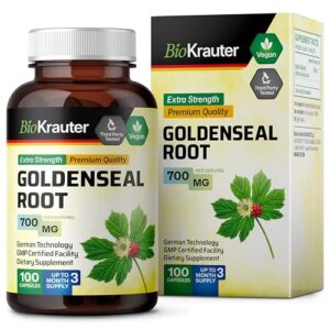 BIO KRAUTER cápsulas raíz sello de oro polvo natural