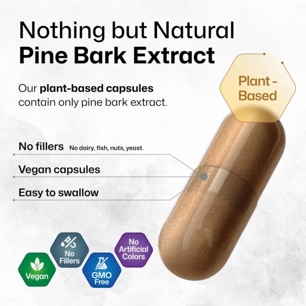 BIO KRAUTER pine bark extract cápsulas veganas