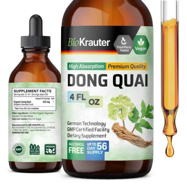 Tintura BIO KRAUTER Dong Quai botella 4 onzas