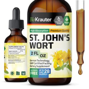 Version 1.0.0 BIO KRAUTER tintura de hierba de san juan extracto líquido apoyo ánimo