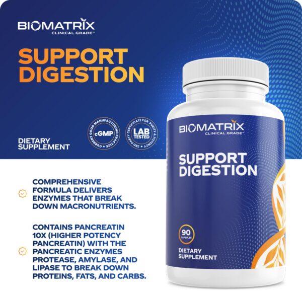 Cápsulas de Digestive Enzymes BioMatrix