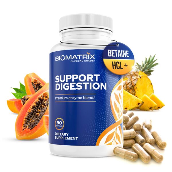 Frente del envase BioMatrix Digestive Enzymes