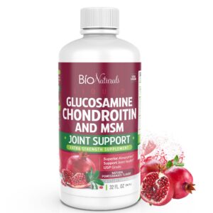 Bio Naturals glucosamina liquida frasco frontal