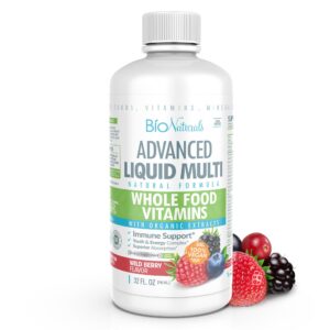 Bio Naturals multivitamínico líquido etiqueta frontal