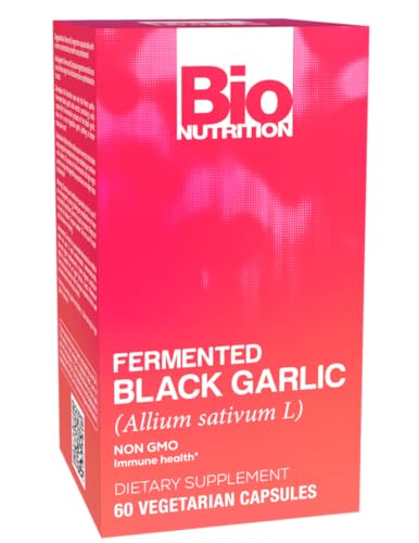 Bio Nutrition ajo negro fermentado 60 cápsulas vegetarianas