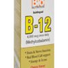 Bio Nutrition B-12 tabletas sublinguales paquete frontal 50 unidades