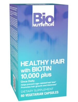 Version 1.0.0 Bio Nutrition soporte para cabello sano biotina 60 cápsulas vegetarianas