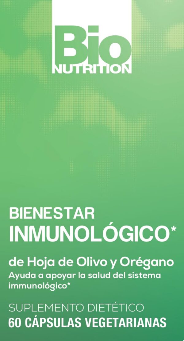 Bio Nutrition cápsulas vegetales para bienestar inmunológico