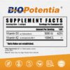 Version 1.0.0 BIO POTENTIA D3 K2 etiqueta