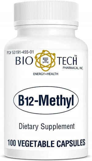 Version 1.0.0 Bio-Tech Pharmacal B12 methylcobalamin cápsula 1000 mcg