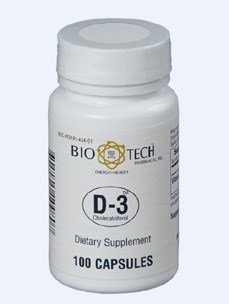 Bio-Tech D3 cápsulas colecalciferol 1000 UI